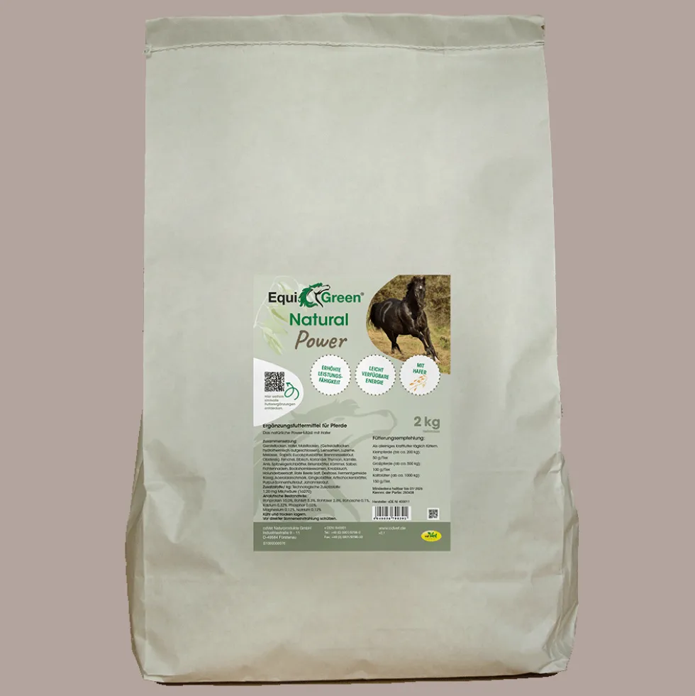EquiGreen Natural Power mit Hafer 2 kg Probiergröße