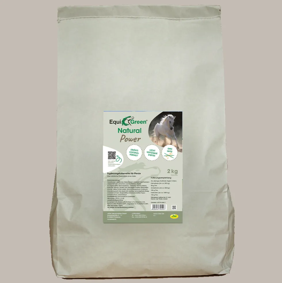 EquiGreen Natural Power ohne Hafer 2 kg Probiergröße