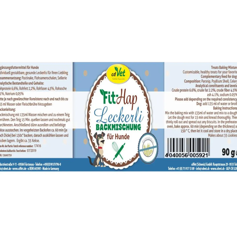 Fit-Hap Backmischung getreidefrei 90 g