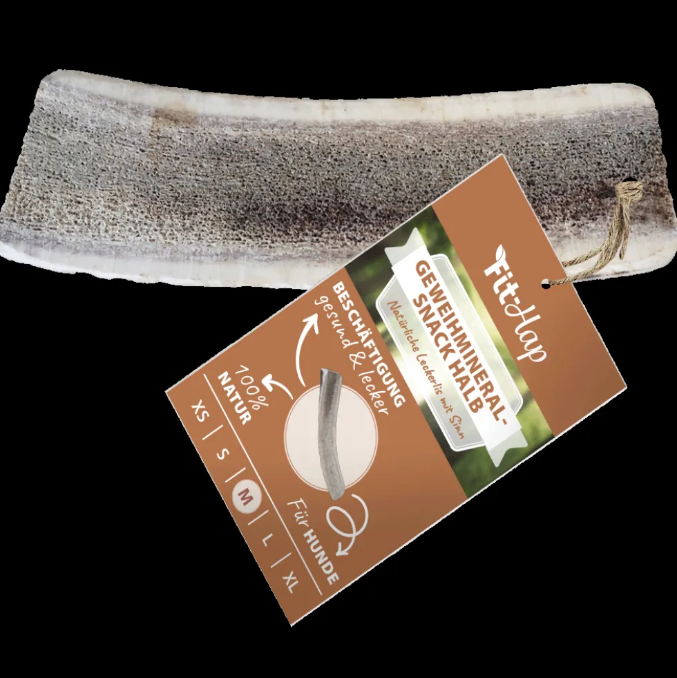 Fit-Hap Geweihmineral-Snack halb M (80-120 g)